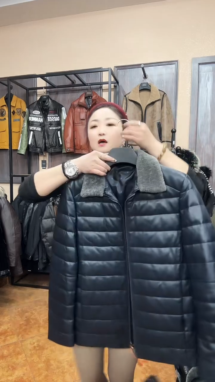 羊皮羽绒120斤内