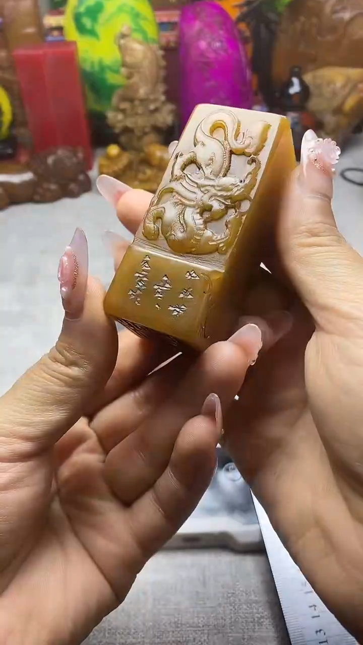 寿山石印石纯天然石料