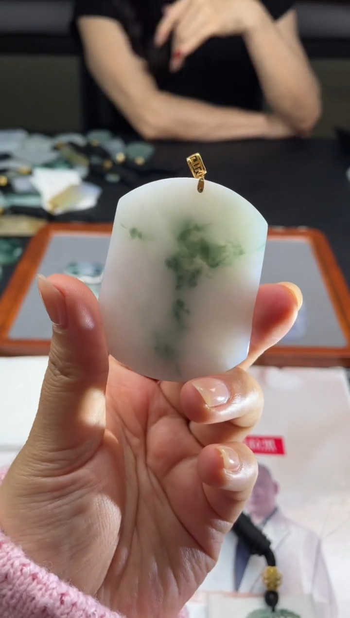 【闪购商品】定制翡翠18K金镶嵌02-19HDJT0131172