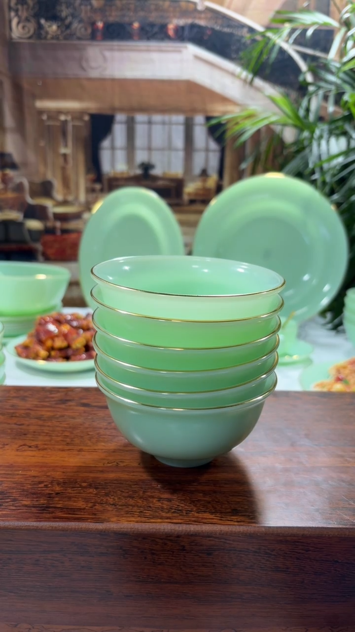 【闪购商品】... 4.5英寸玉瓷碗6个口径11.5厘米