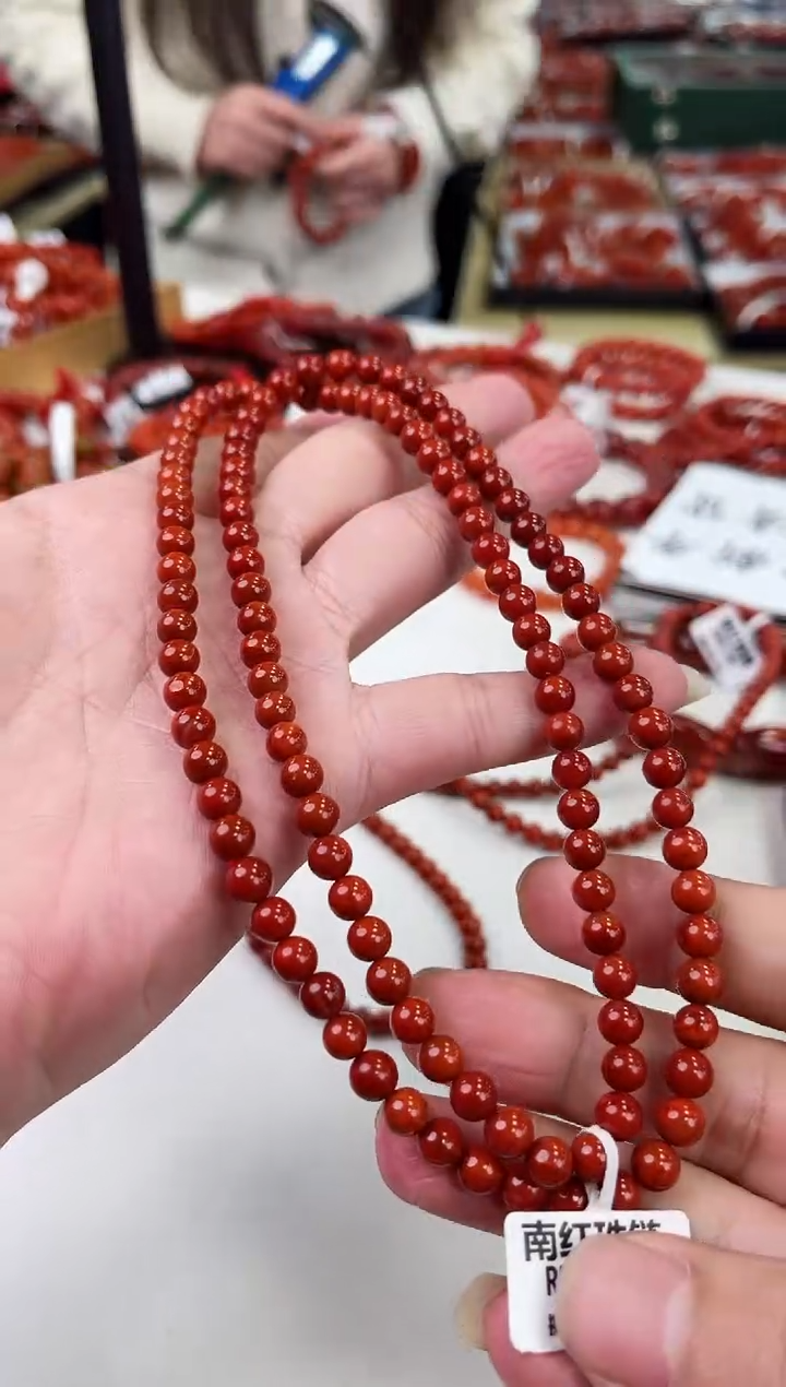 【闪购商品】南红玛瑙瓦西多圈6+未镶嵌一个/条