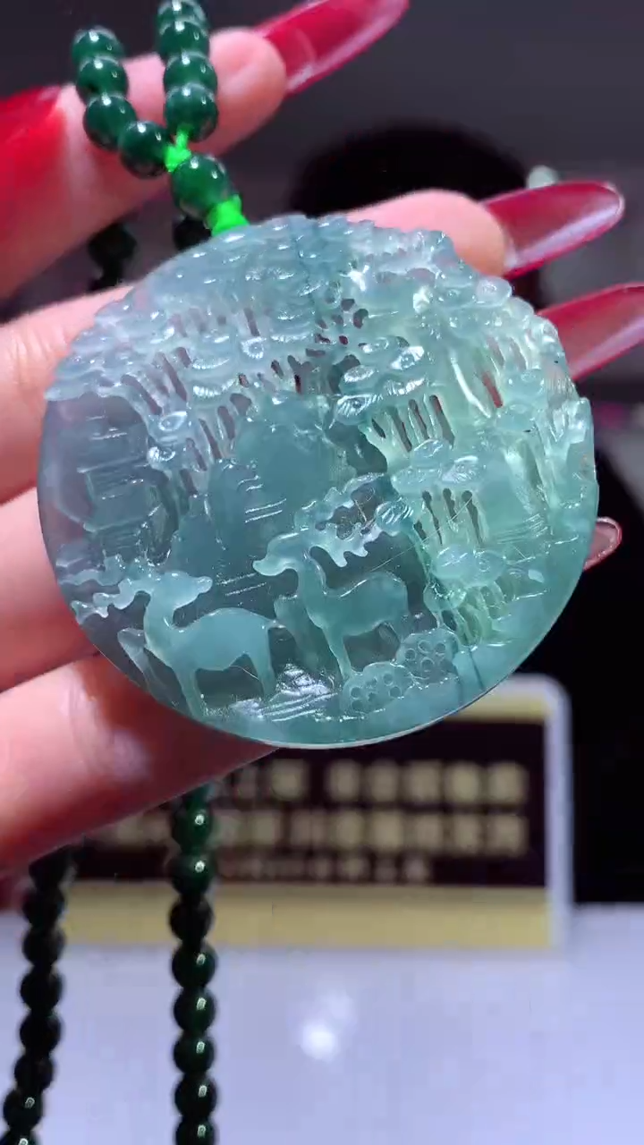 定制翡翠未镶嵌闪购毛货链接DY071