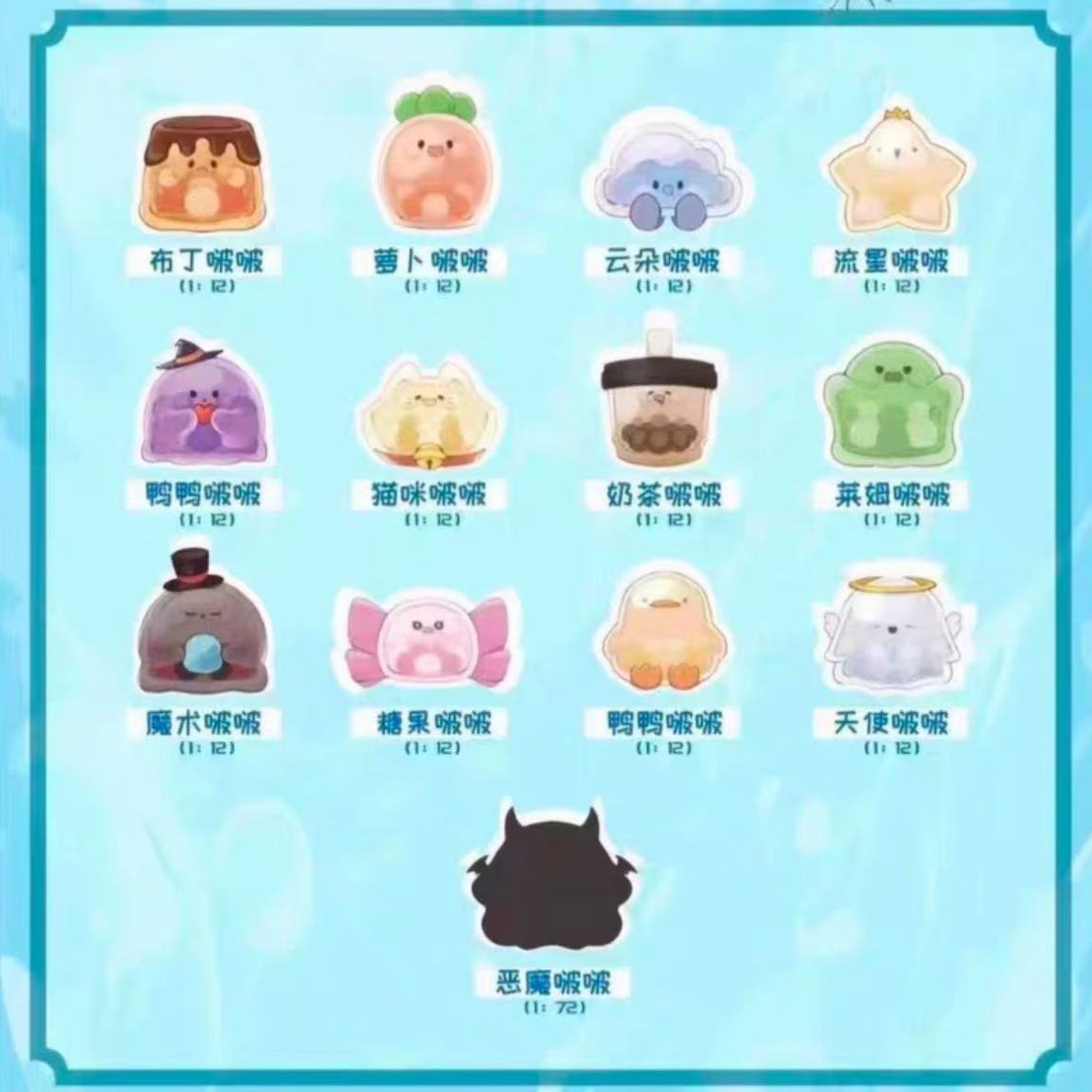 【默认拆袋】是啵啵啊萌粒盲袋盲盒—郑低调潮玩