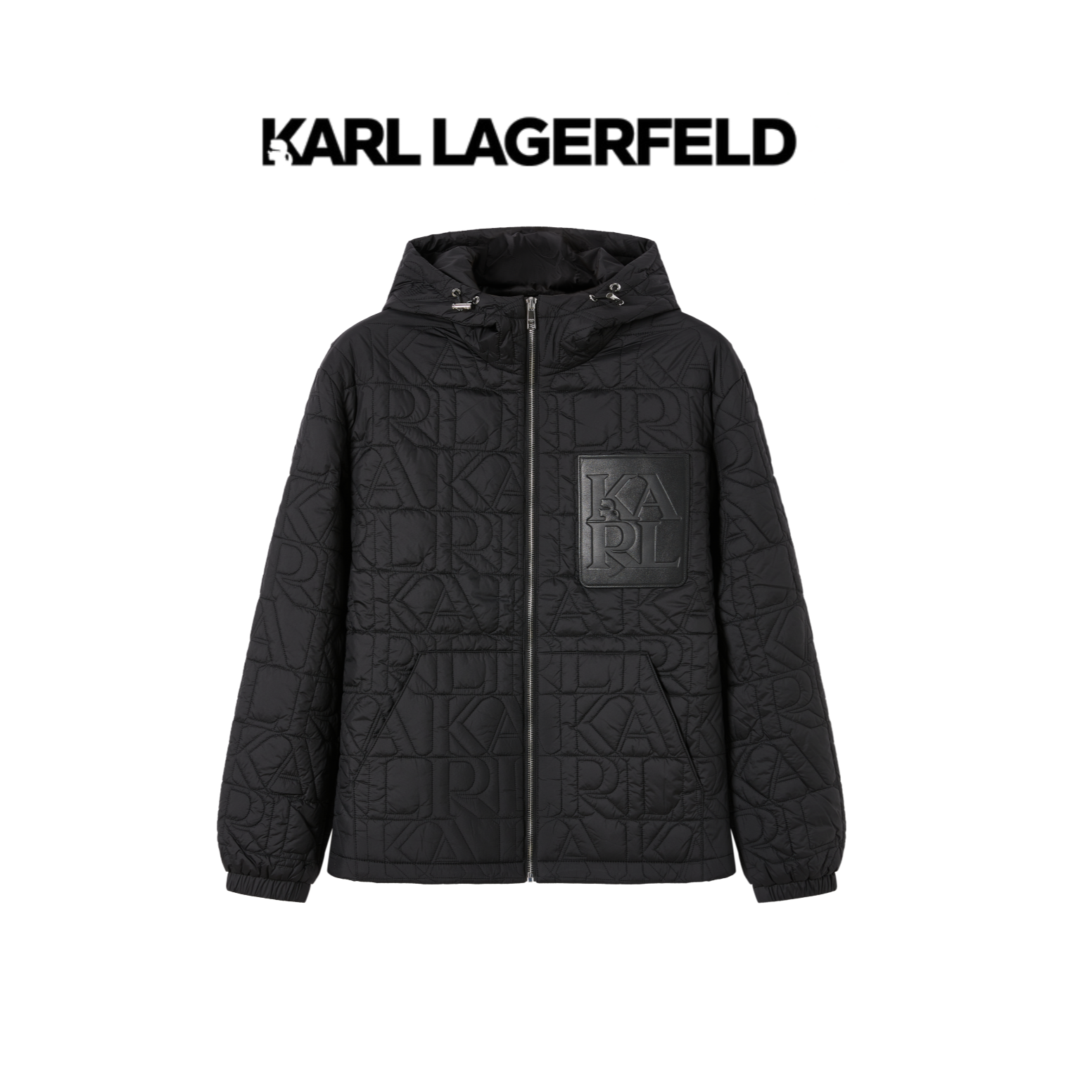 【臻享男装】KARL LAGERFELD卡尔拉格斐连帽棉服1K1D70109465
