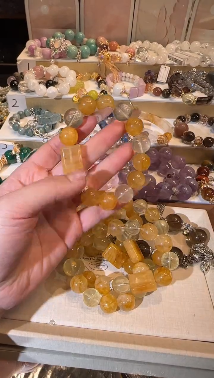 未镶嵌手串水晶多样性发一