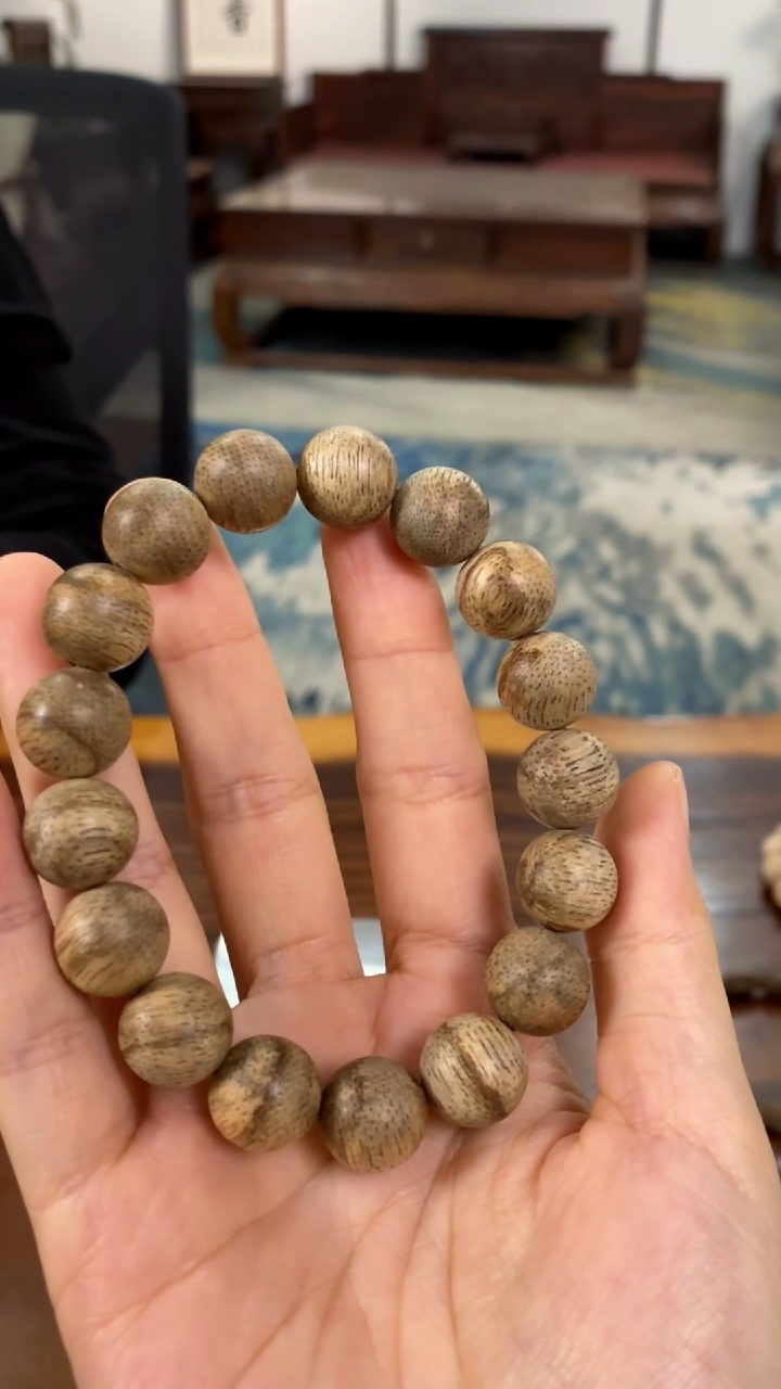 【闪购商品】沉香手串天然沉香 文莱/圆珠1.3单圈/ND45