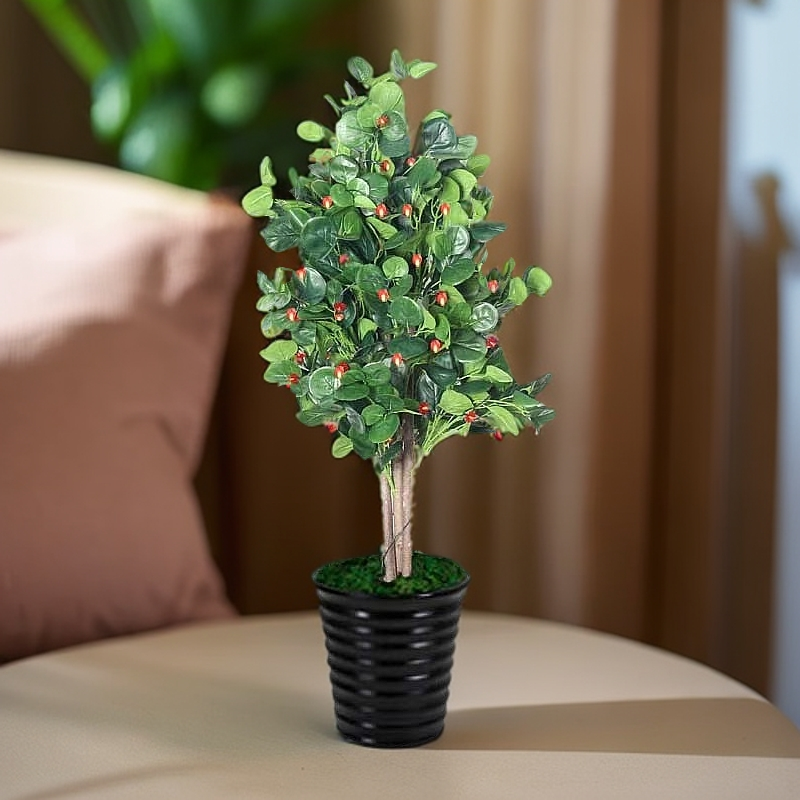 仿真钱串子灯树 客厅过年摆放正月十五摆放绿植灯树