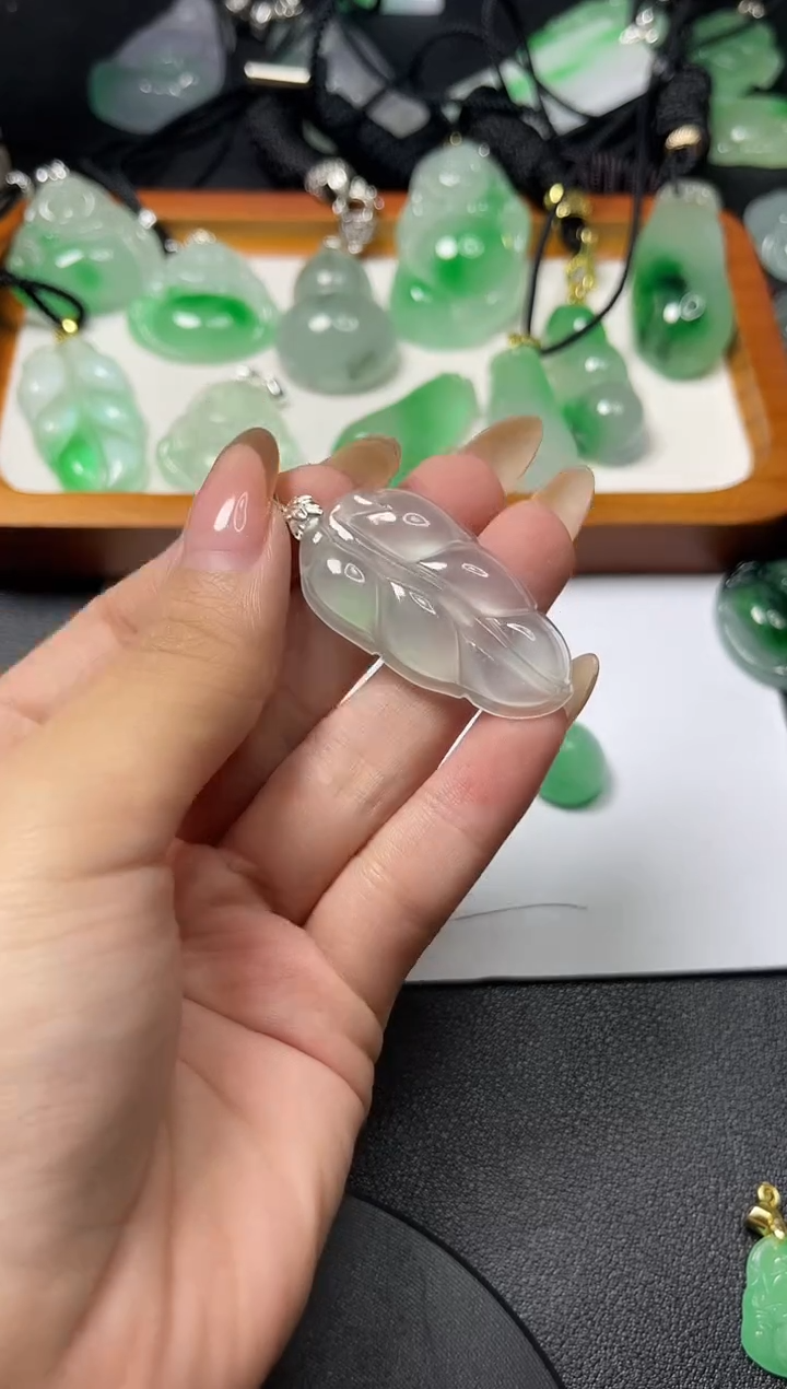 颈饰未镶嵌翡翠所见即所得   一图一物