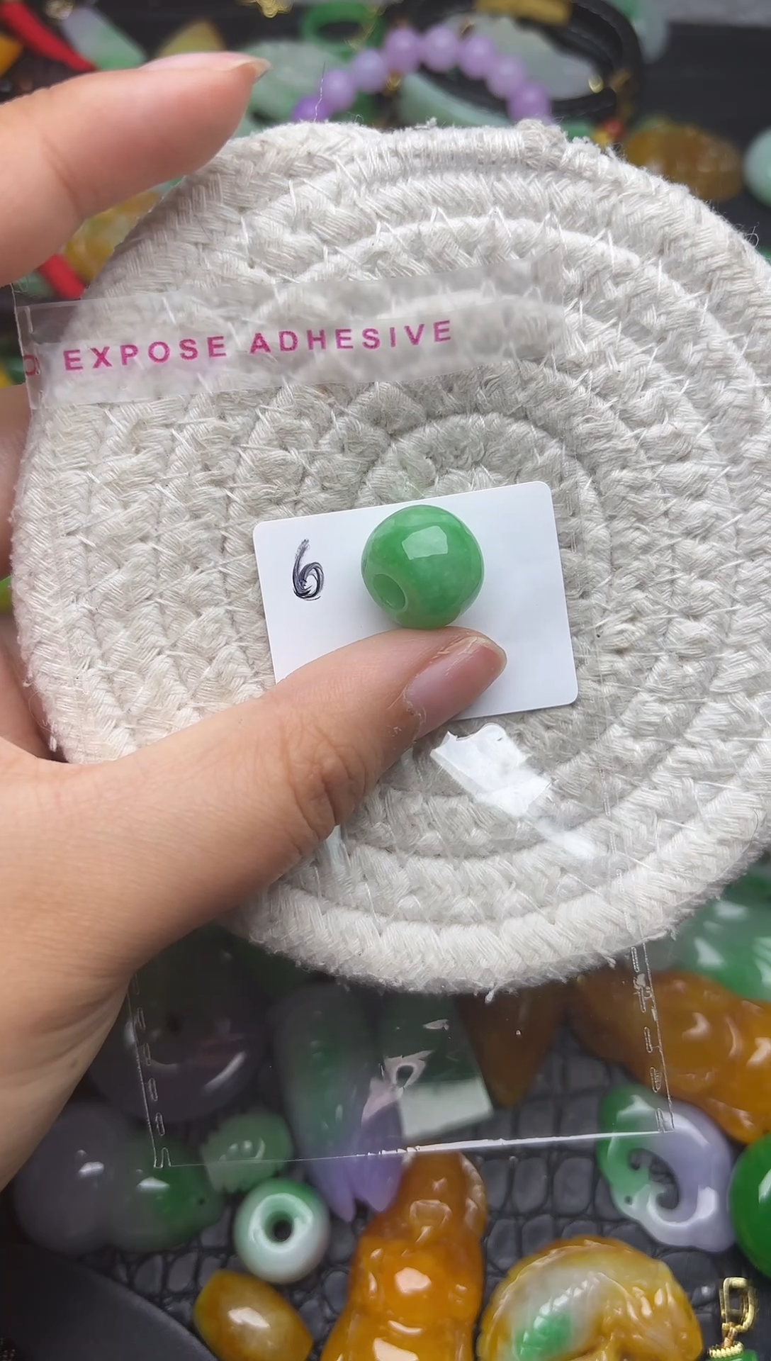 颈饰未镶嵌翡翠缅甸翡翠吊坠