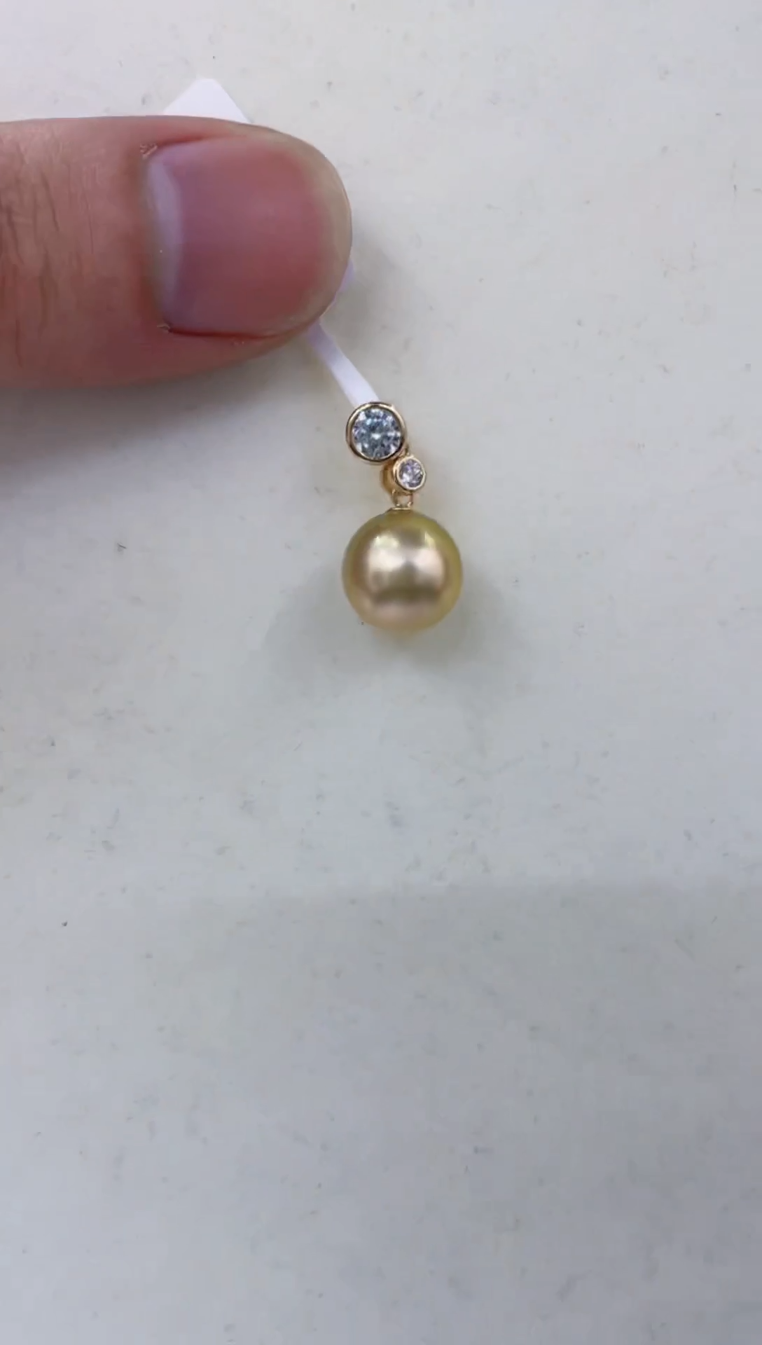 银S925镶嵌颈饰海水珍珠  