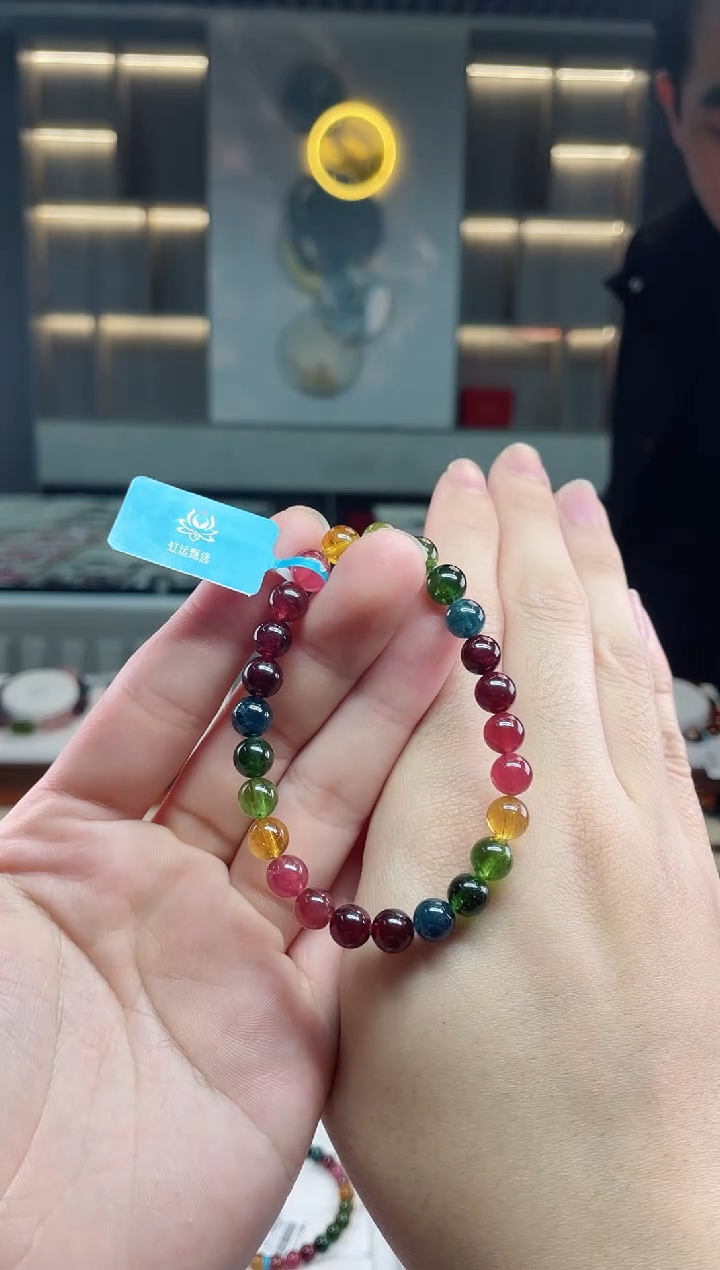 【闪购商品】碧玺单圈手串未镶嵌（多样性发一条）Y