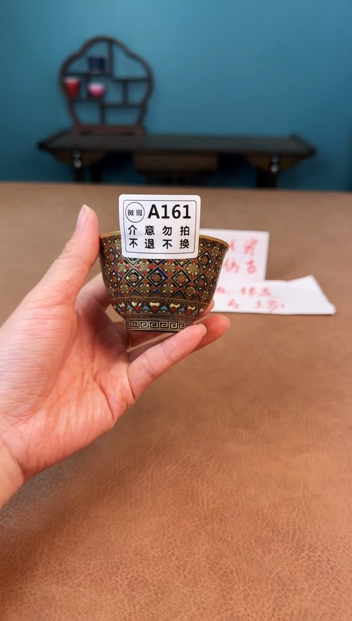 【闪购商品】a161敦煌珐琅彩微瑕杯杯杯杯