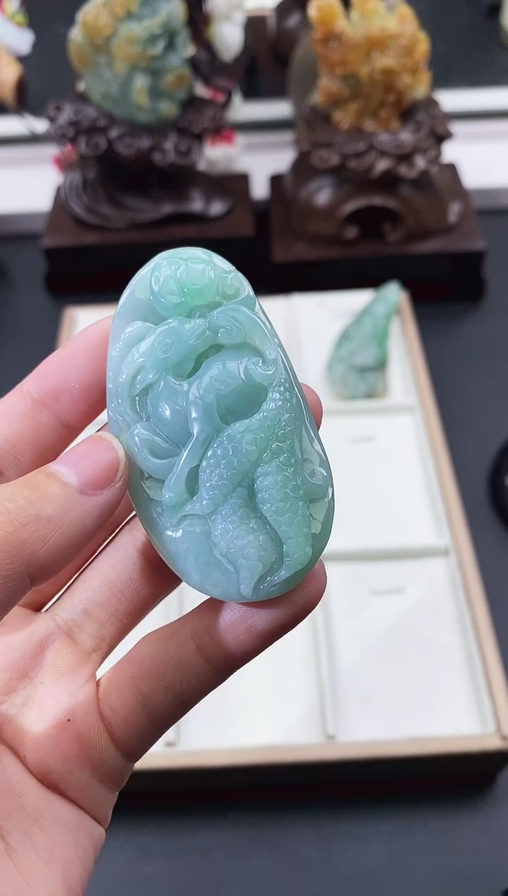 颈饰未镶嵌翡翠天然缅甸A货翡翠