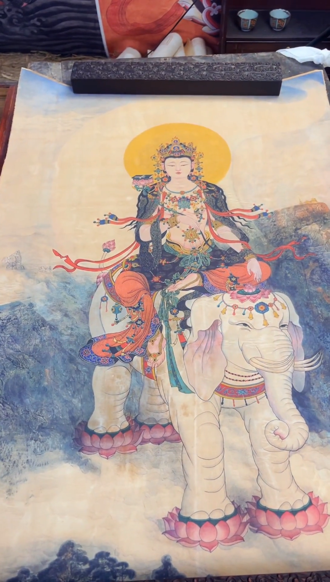 卷轴画大朱画院老六专属AA75