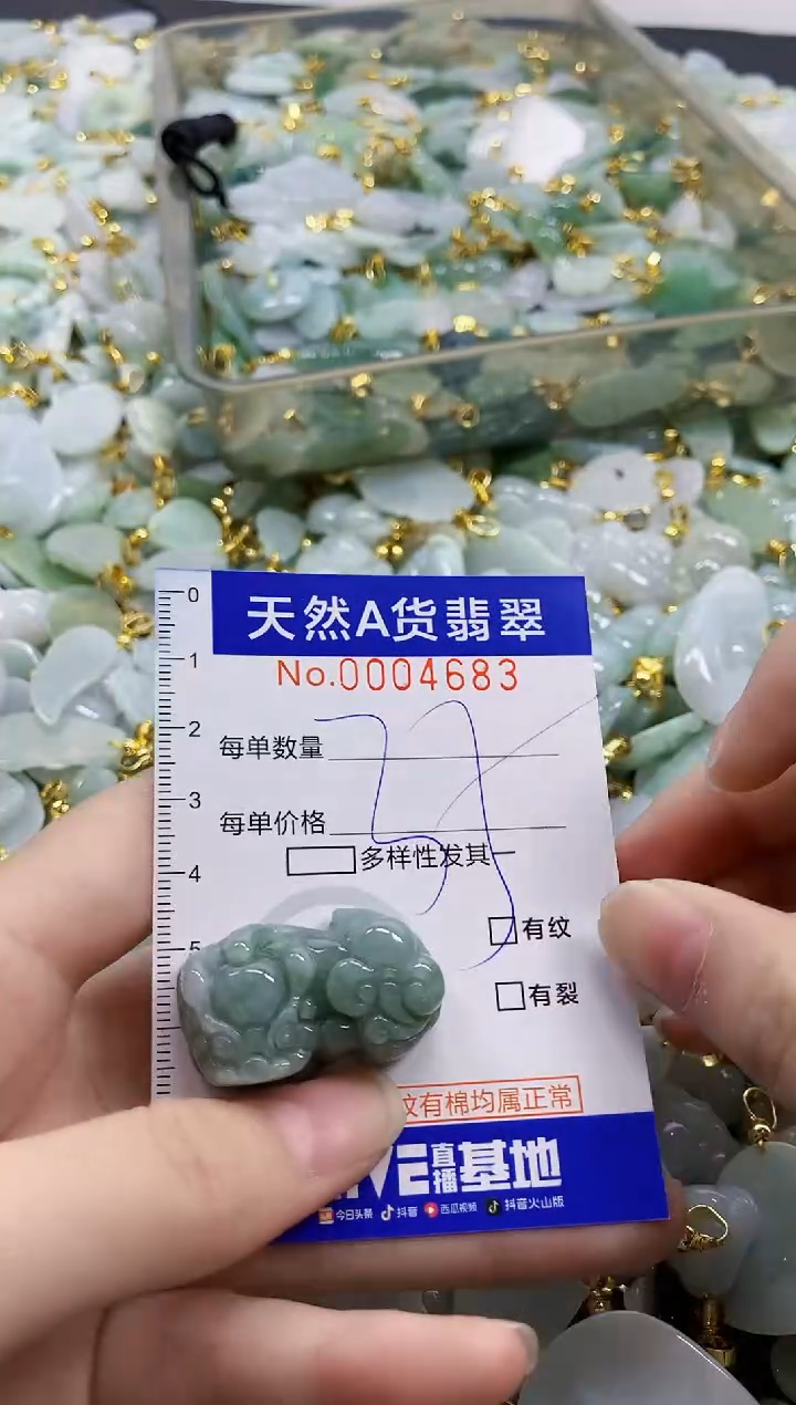 颈饰未镶嵌翡翠天然A货翡翠