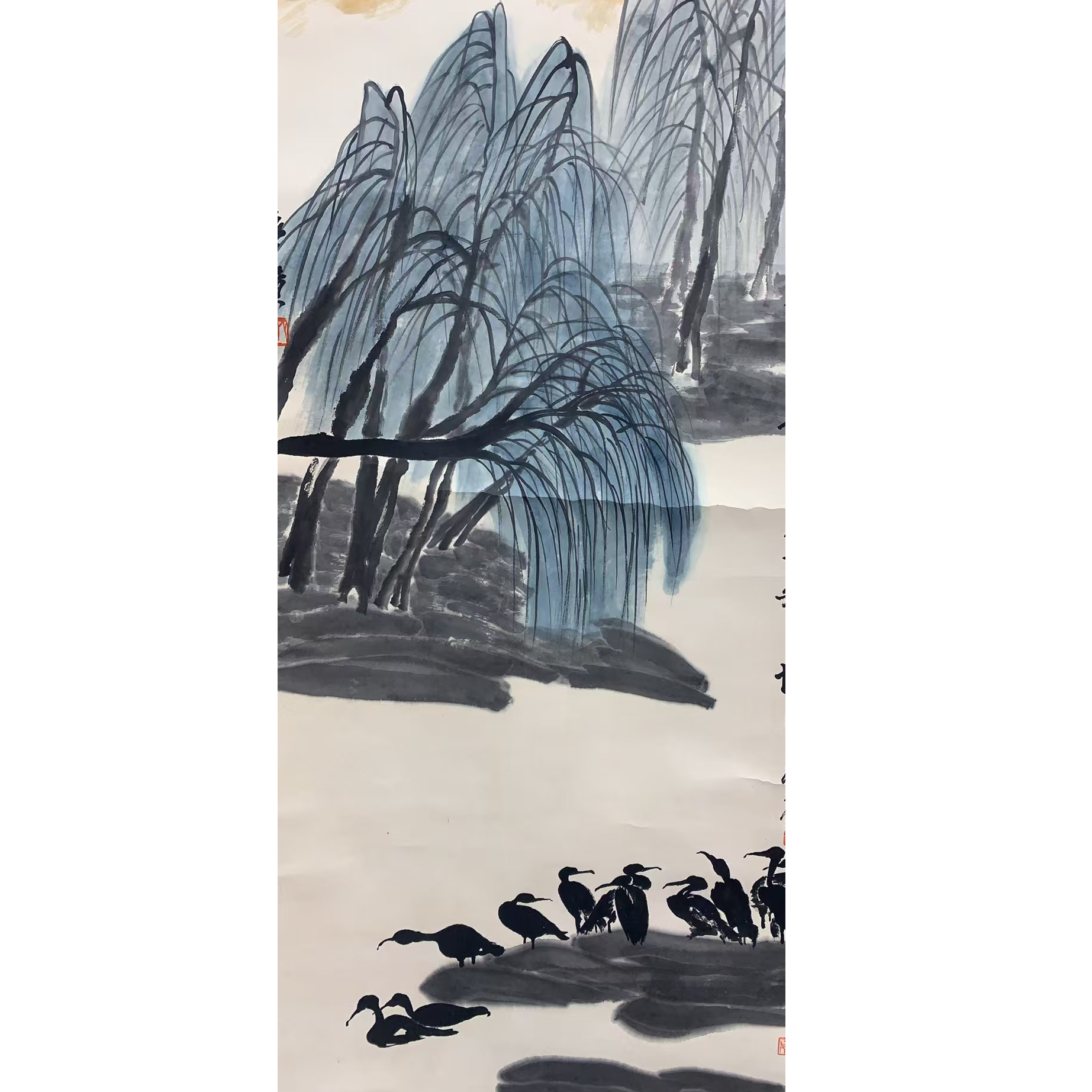 齐老款 山水立轴 130 50 5.8平尺