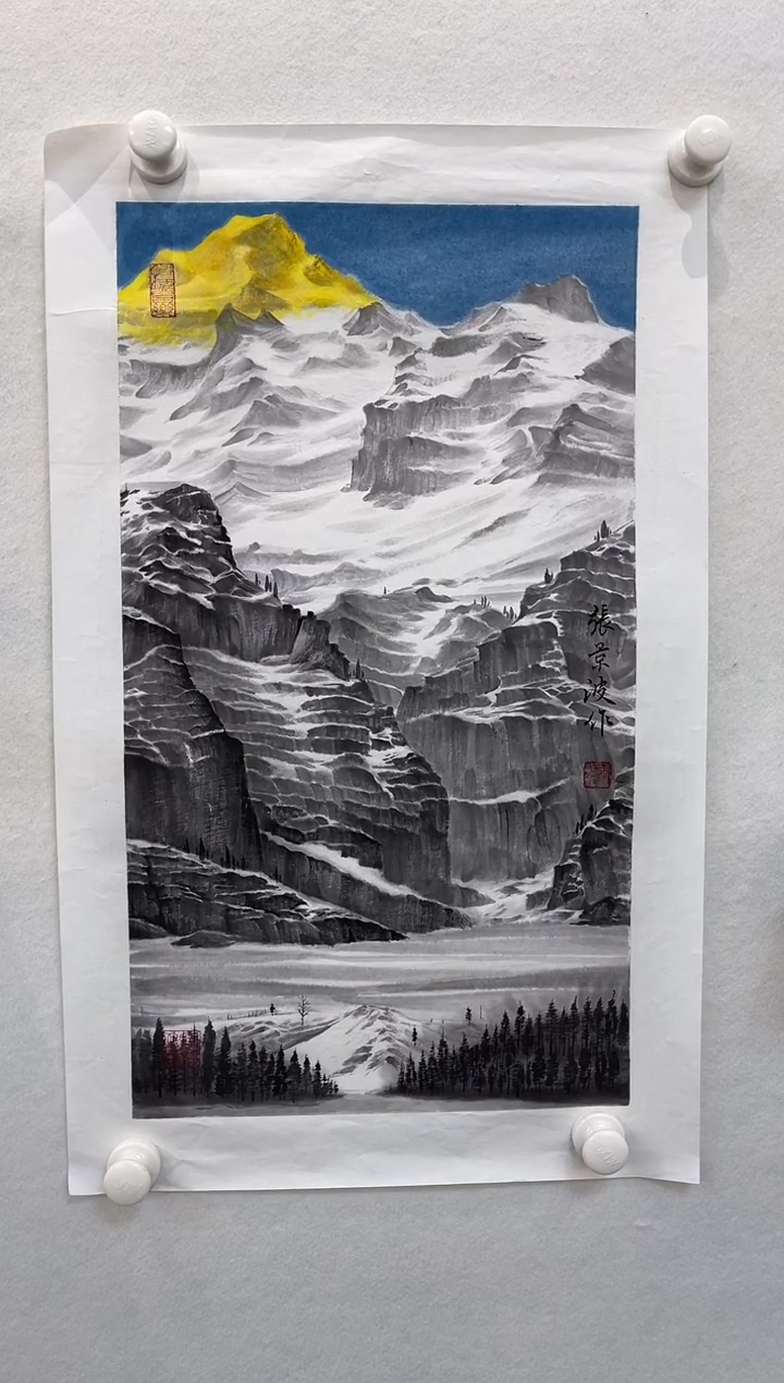 【闪购商品】国画张景波老师纯手绘作品