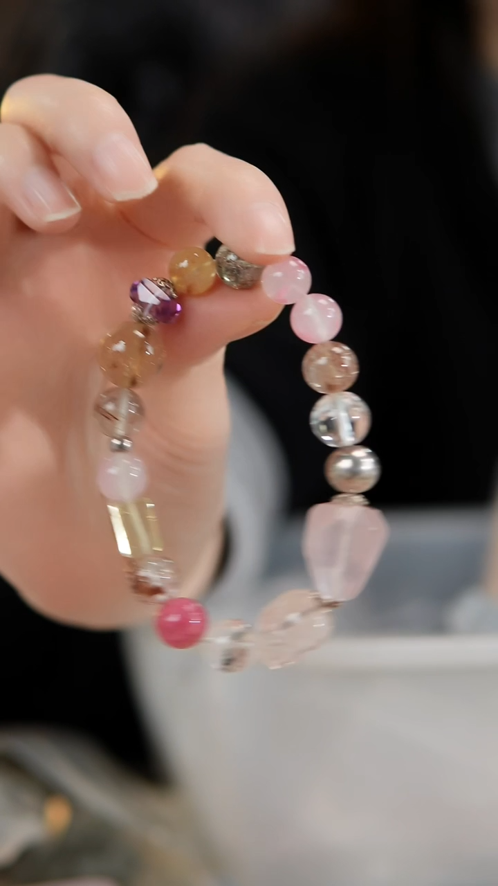 未镶嵌手链水晶水晶单圈