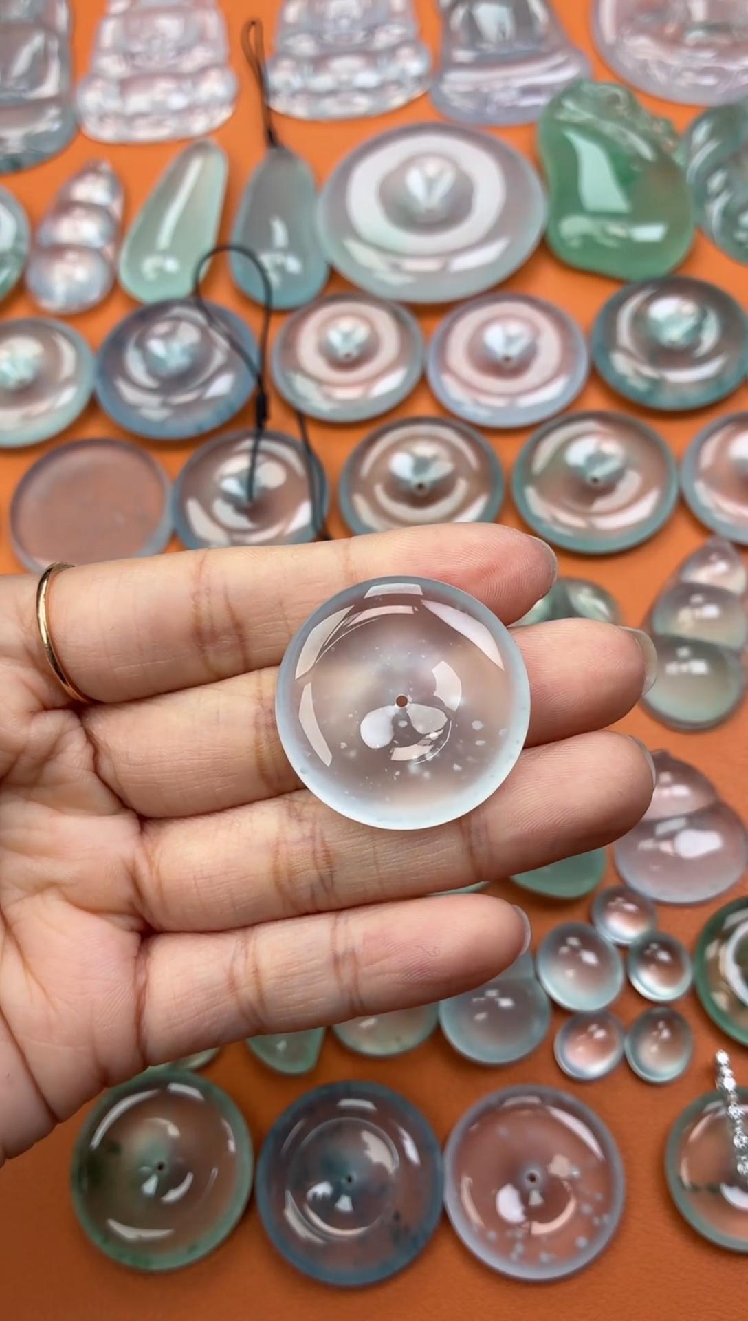 吊坠(不含链)未镶嵌翡翠57 平安扣 30 6.0