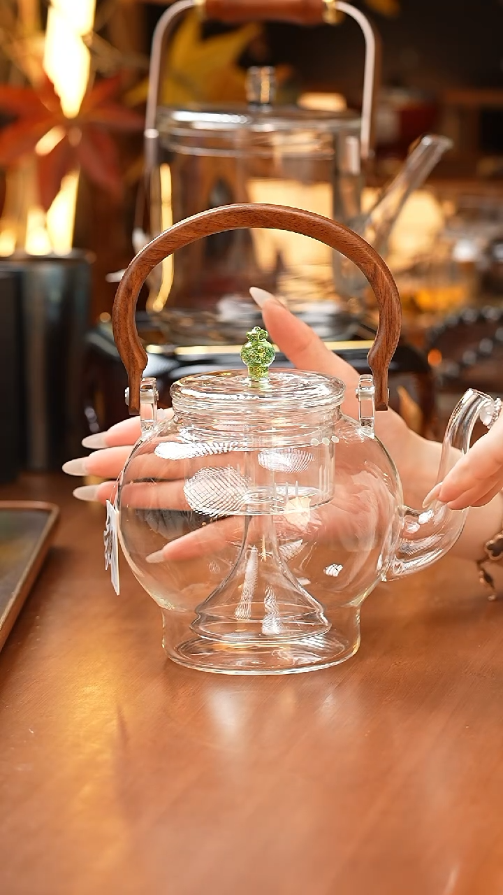 禾器/莲心壶升级款双内胆/绿金