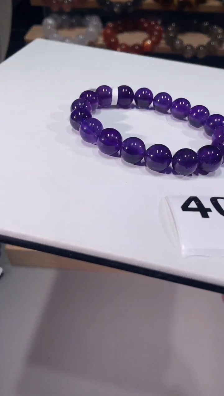 未镶嵌手链水晶407紫水晶手链11