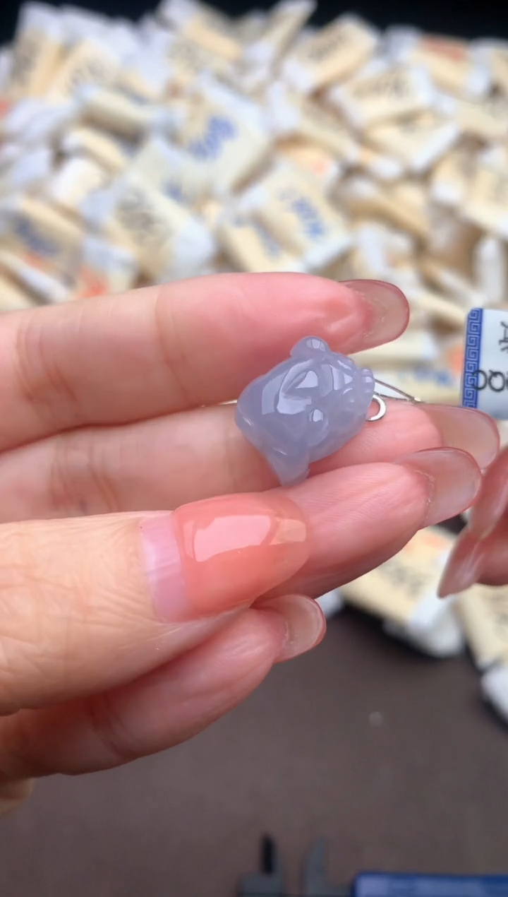 【闪购商品】翡翠挂件18K金镶嵌—