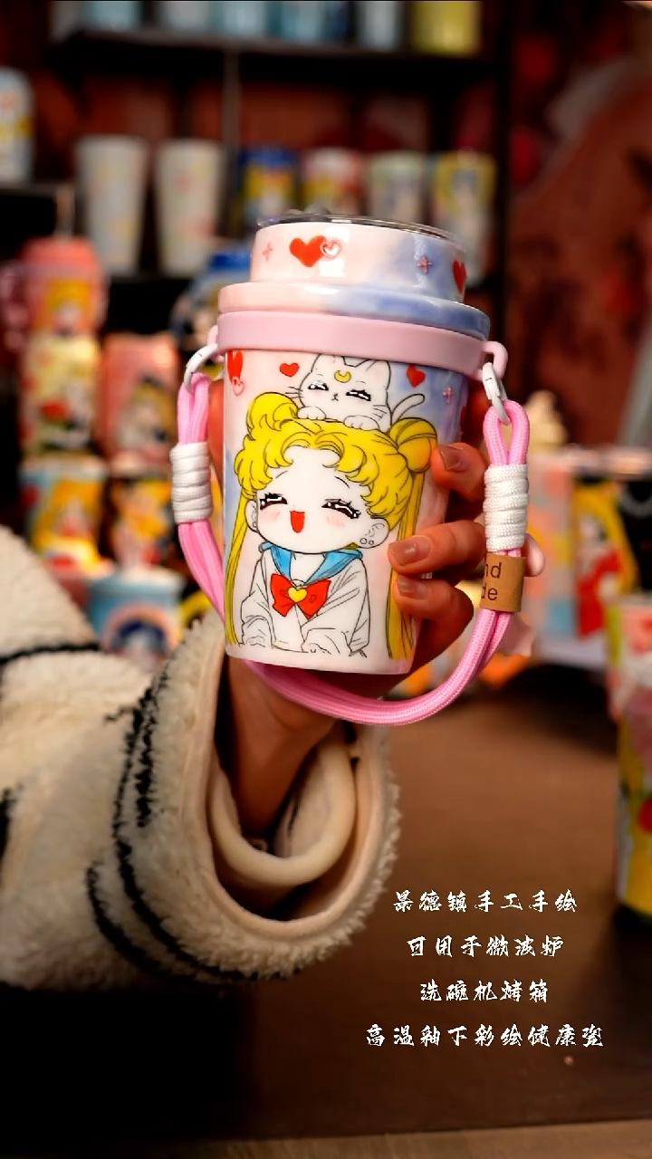 景德镇陶瓷手工手绘杯杯