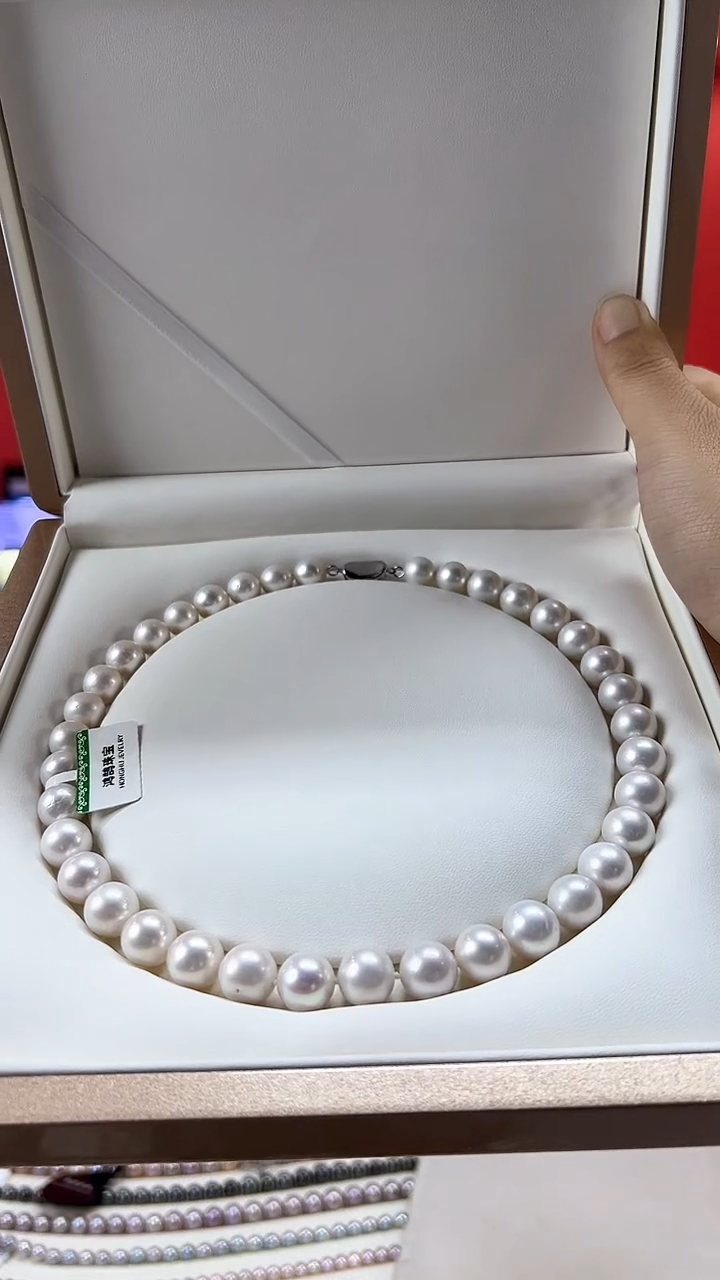【闪购商品】淡水珍珠项链未镶嵌白雪全珠链