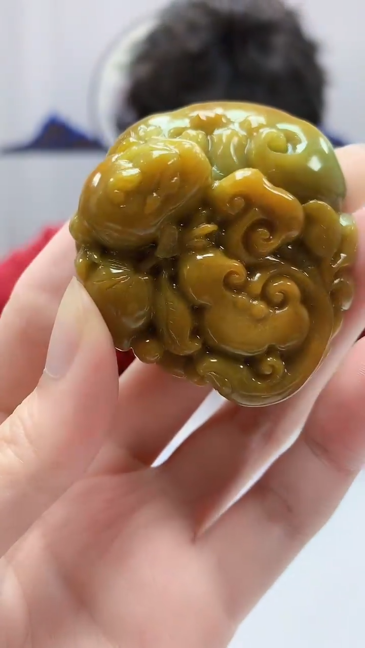 【闪购商品】定制翡翠未镶嵌4688zm-毛货赠珠链挂件211