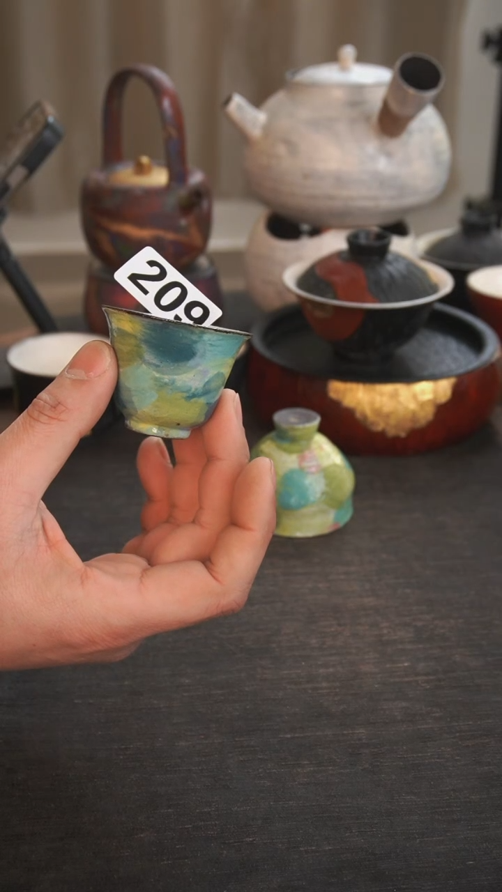 【闪购商品】其他粉引手绘杯209小康茶器