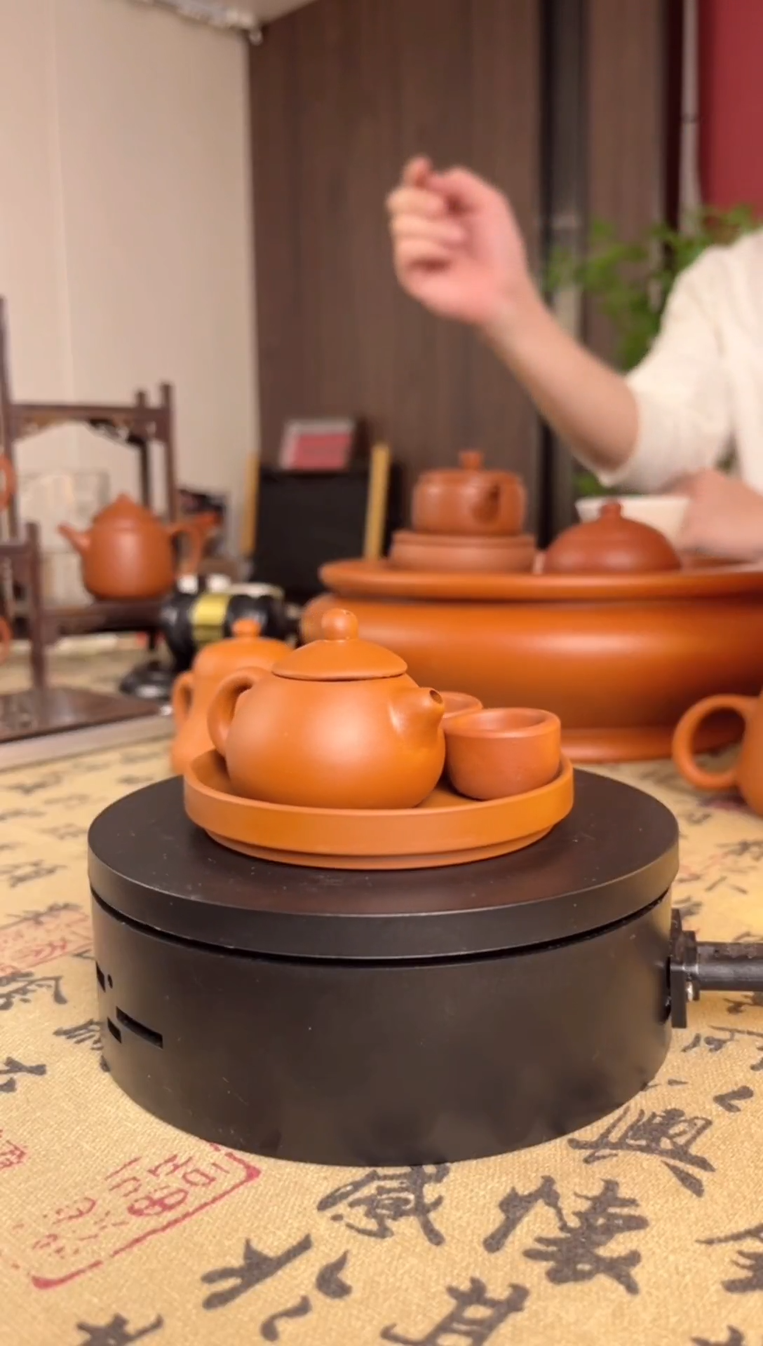 儿童迷你茶具-朱泥