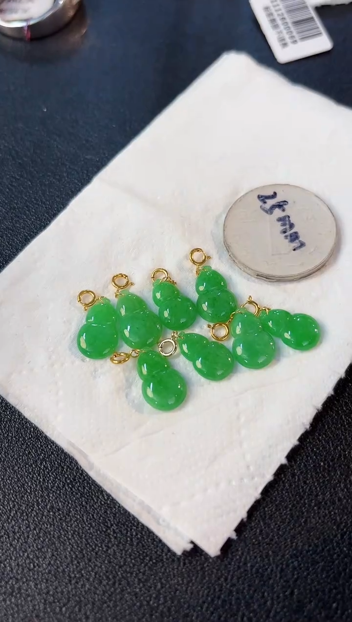 【闪购商品】翡翠颈饰18K金镶嵌缅料A货/多样性发货/一件