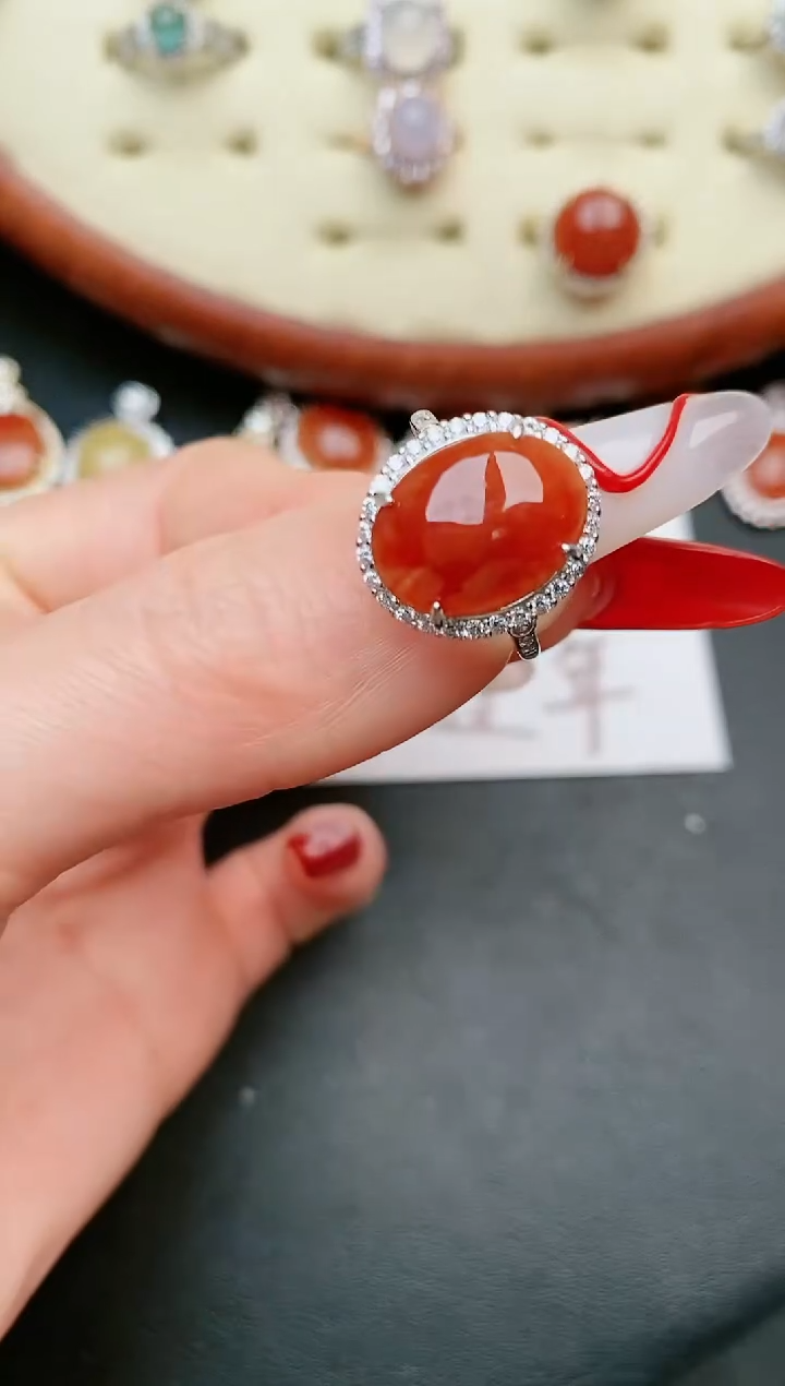 【闪购商品】翡翠戒指银S925镶嵌.....