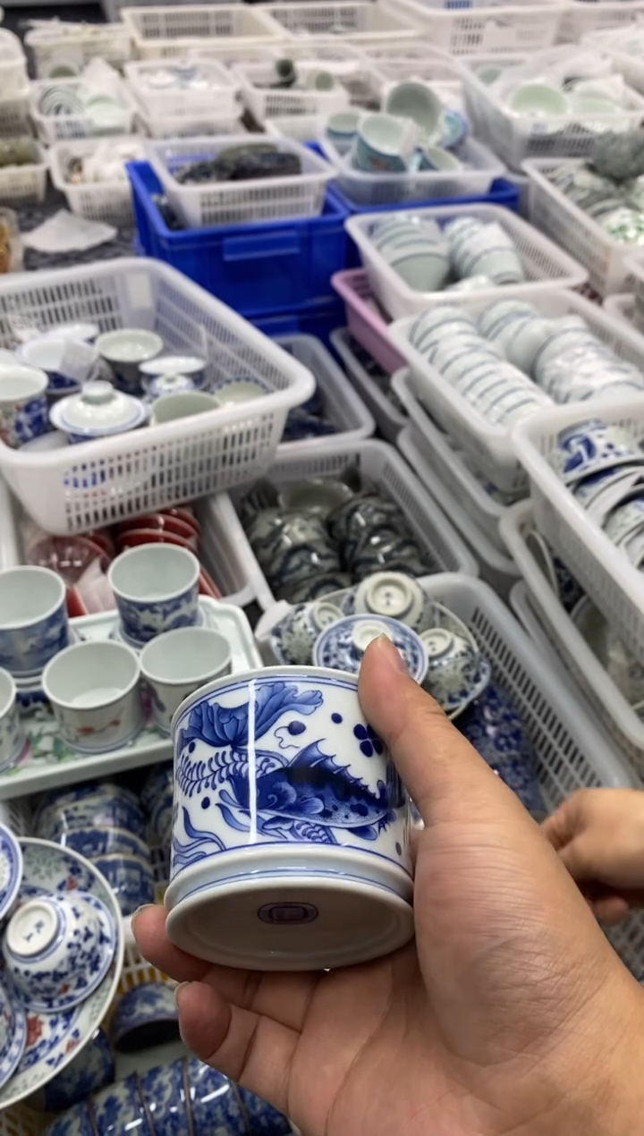 陶瓷景德陶瓷茶具容量约90