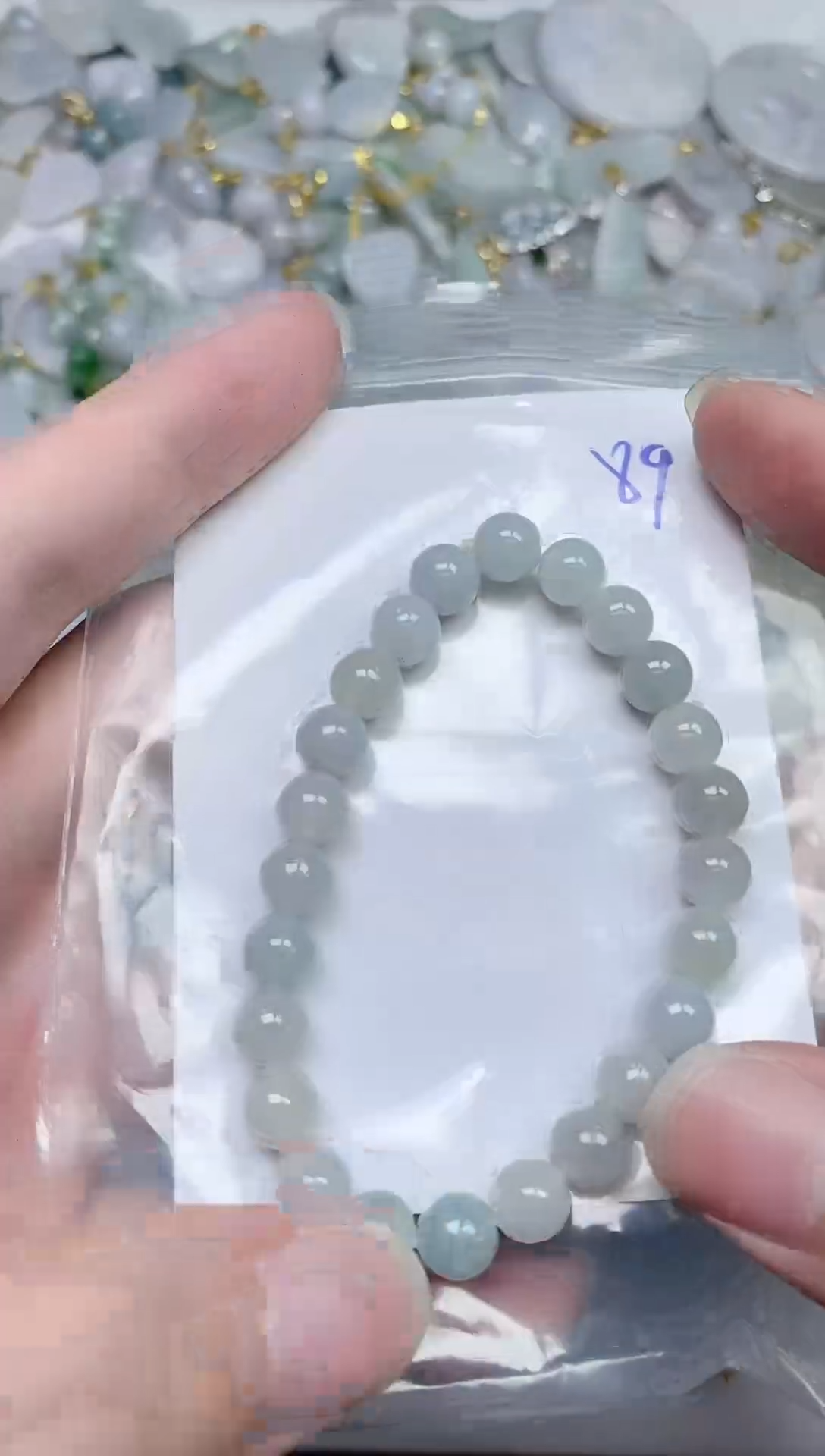 翡翠未镶嵌颈饰89