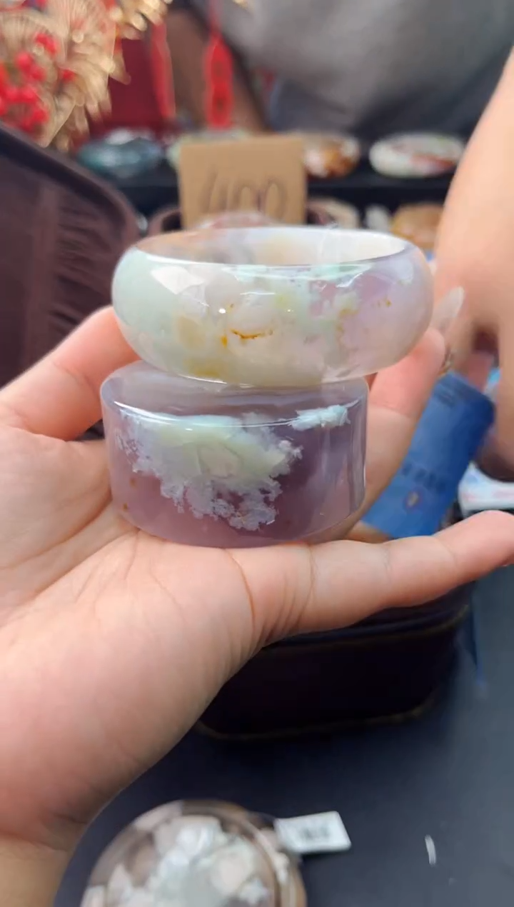 【闪购商品】石英质玉手镯未镶嵌赠送镯心（58圈口）