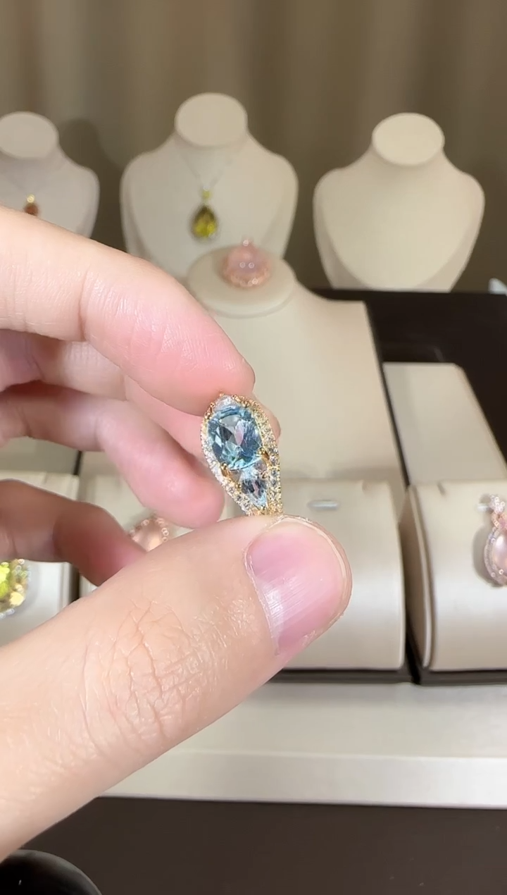 【闪购商品】托帕石戒指银S925镶嵌设计款