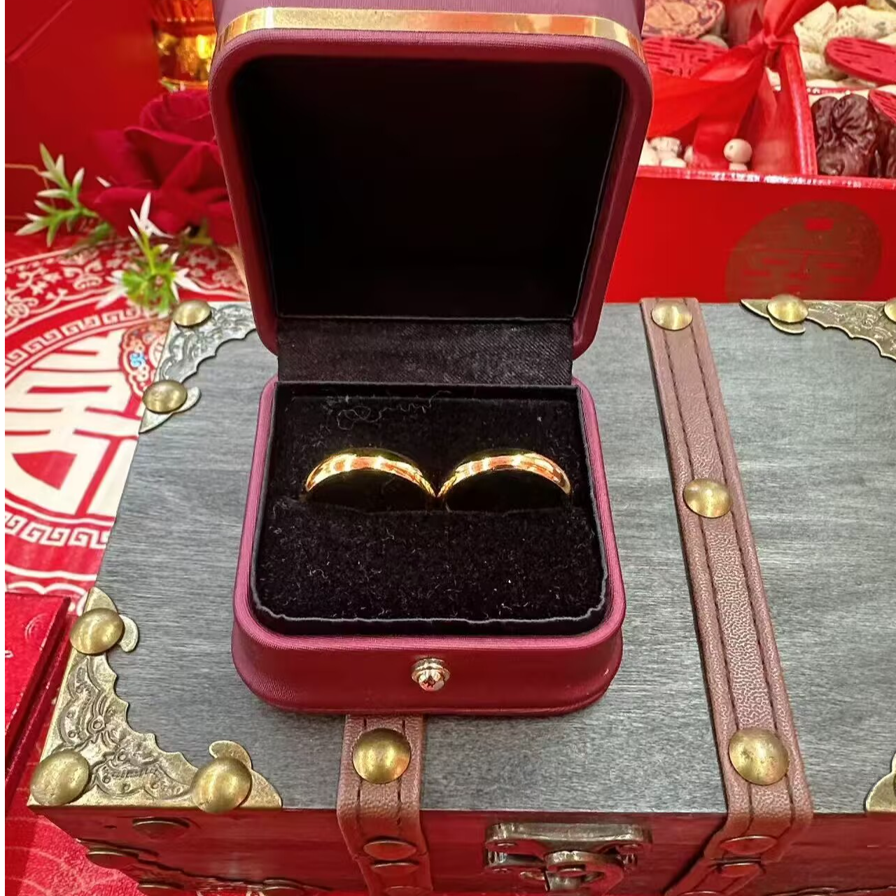  【王总】素圈对戒男女一对