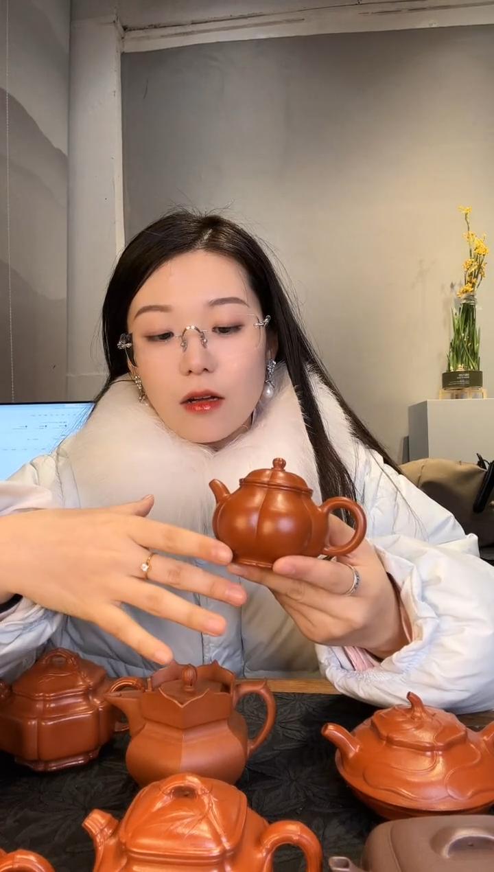 【闪购商品】紫砂茶壶筋纹 潘壶