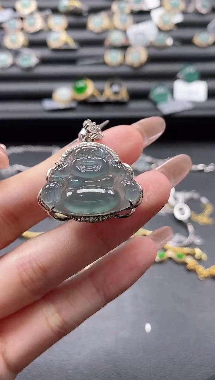 【闪购商品】翡翠戒指银S925镶嵌515121