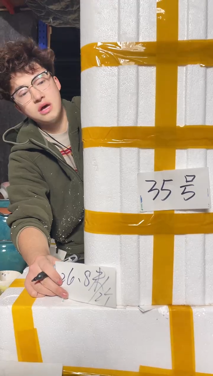 紫砂花盆宜兴紫砂粗陶花盆26.8/35