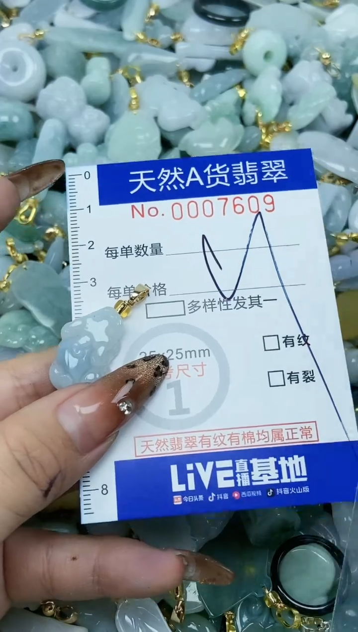 【闪购商品】翡翠颈饰未镶嵌天然A货翡翠