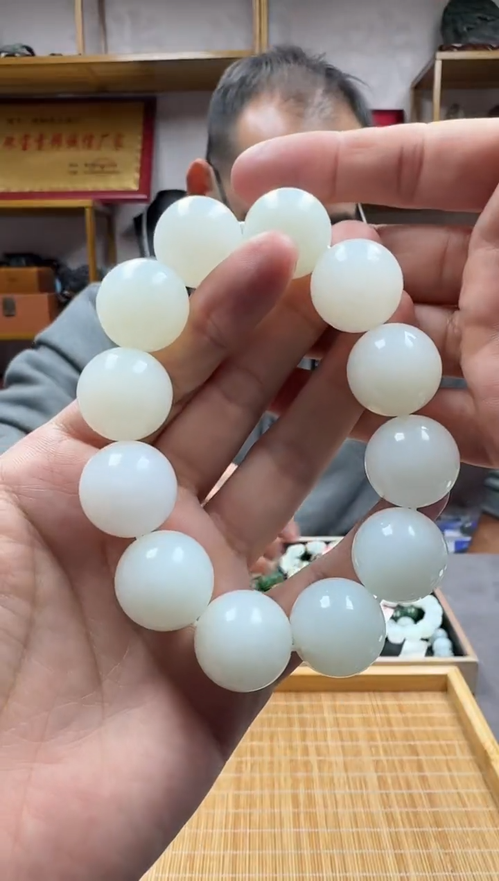 未镶嵌手链和田玉20俄料