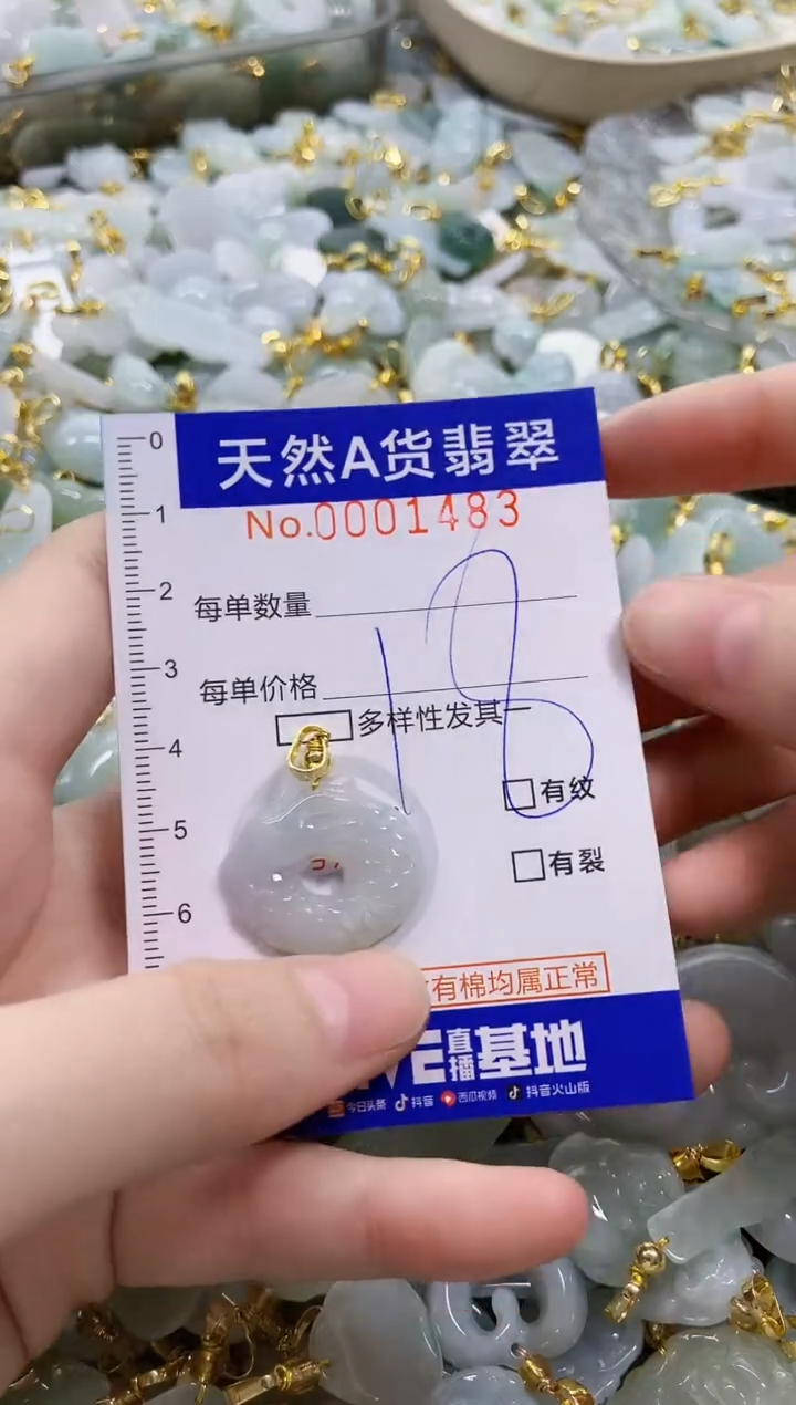 颈饰未镶嵌翡翠天然A货翡翠