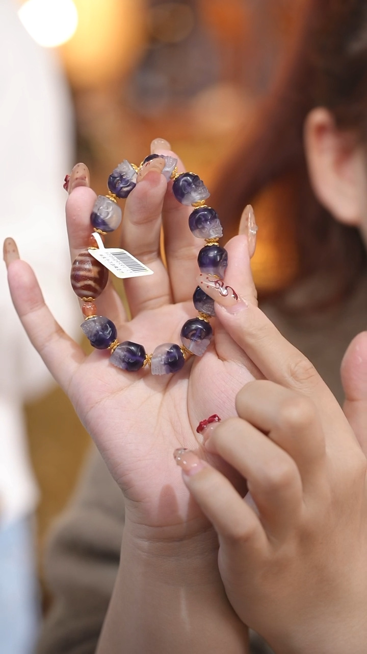 【闪购商品】玛瑙/玉髓颈饰未镶嵌Q30956息增怀阿呆手串