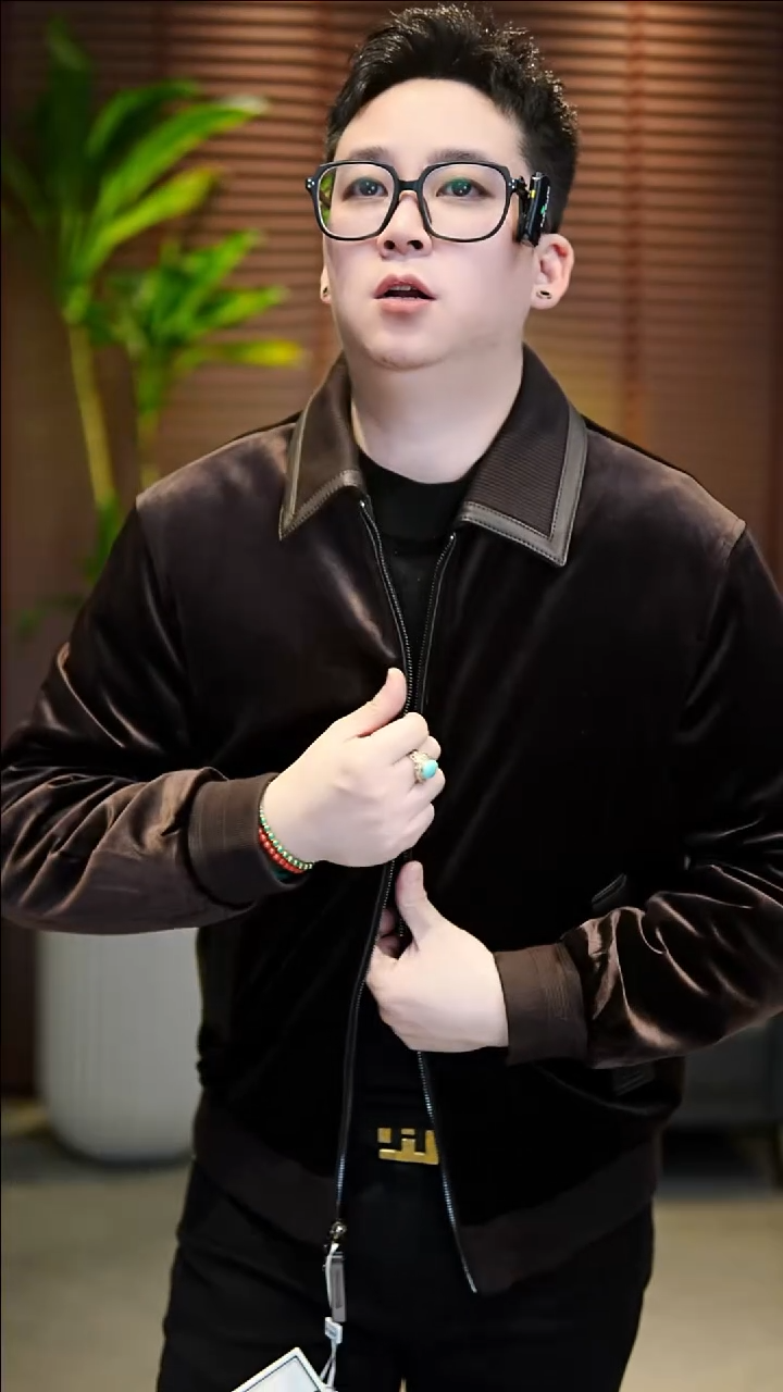 50码（125-145斤）拼皮鹅绒夹克