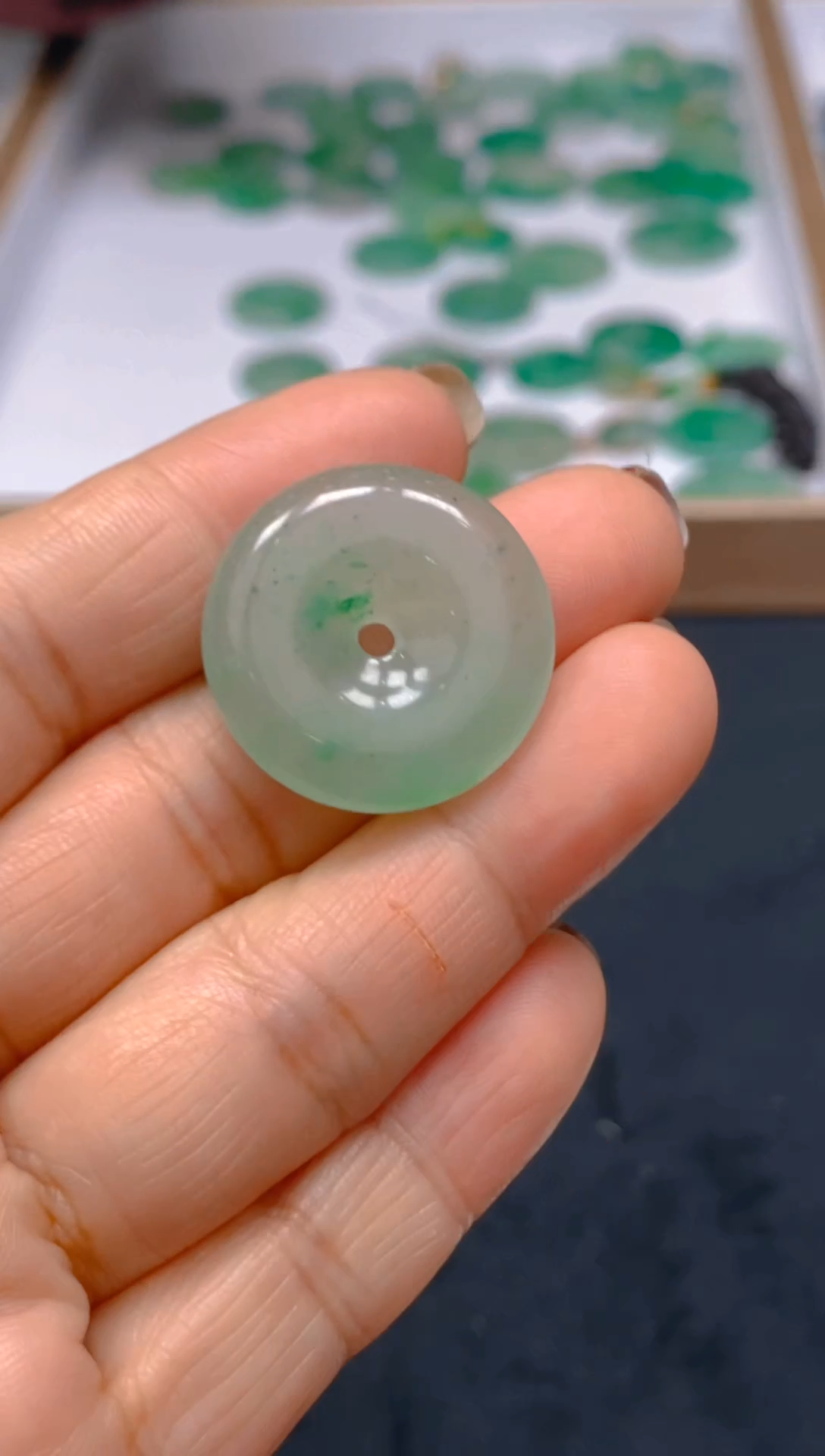 【闪购商品】石英质玉颈饰未镶嵌冰美人A货，冰种001