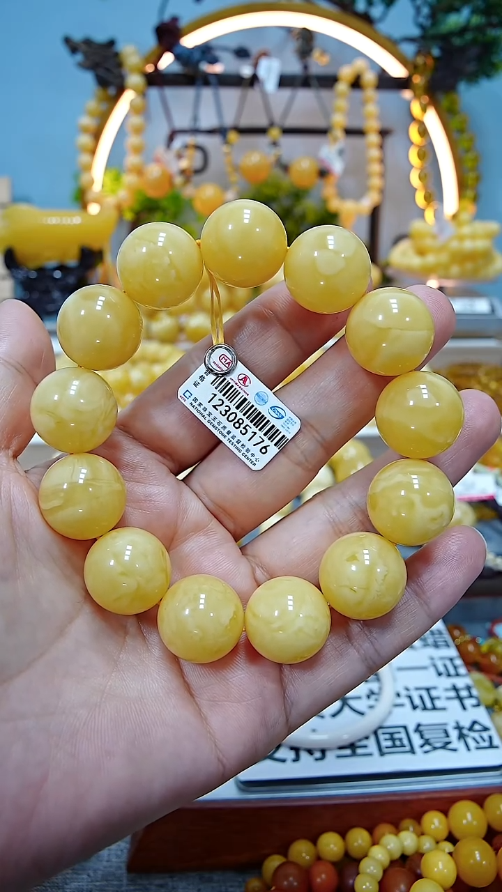 【闪购商品】蜜蜡手串未镶嵌**********1