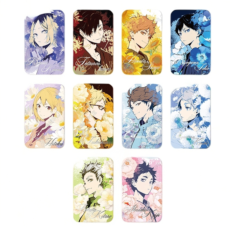 【红烧拆卡】排球少年同人二创花艺回廊吧唧