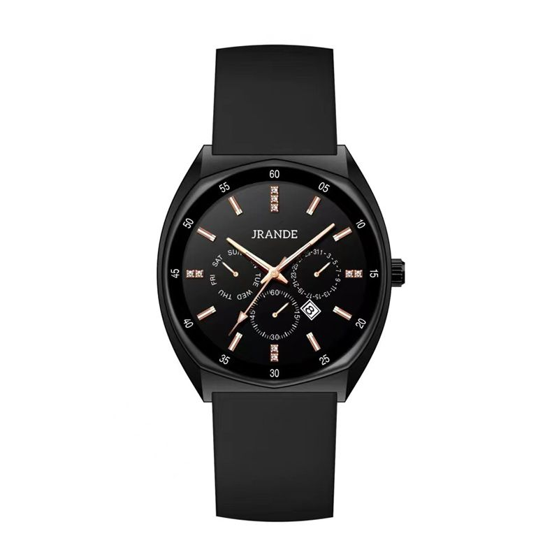 歌浪迪/JRANDE情侣材质石英表同款表带硅胶替换 H9320L-S